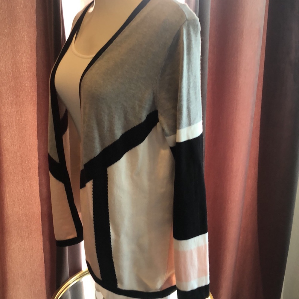 REVOLUTION COLOR BLOCK CARDIGAN